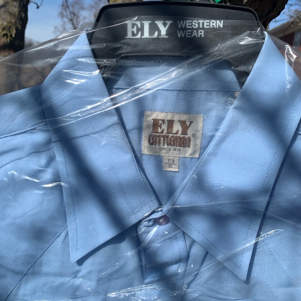 NWT Eli Cattleman Western Wear button down XL men’s shirt